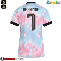 Ženske Nogometnih dresov Belgija Kevin De Bruyne #7 Gostujoči SP 2026 Kratki rokavi